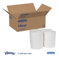 Cleaning & Janitorial Supplies | Kleenex 01320 Premiere 1-Ply 15 in. x 8 in. Center-Pull Towels - White (250-Piece/Roll, 4 Rolls/Carton) image number 3