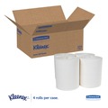 Cleaning & Janitorial Supplies | Kleenex 01320 8 in. x 15 in. 1-Ply Premiere Perforated Center-Pull Towels - White (4 Rolls/Carton) image number 3
