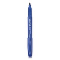  | Universal UNV07073 Fine Bullet Tip Pen-Style Permanent Marker - Blue (1 Dozen) image number 3