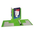Office Jansan | Avery 79776 Heavy-Duty 2 in. Capacity 11 in. x 8.5 in. 3-Ring View Binder with DuraHinge and One Touch EZD Rings - Chartreuse image number 1