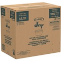 Food Trays, Containers, and Lids | Dart 8SJ12 8 oz. Squat Food Foam Containers - White (1000/Carton) image number 0