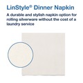 Cleaning & Janitorial Supplies | Tork 716002 1-Ply 15 in. x 16 in. LinStyle Dinner Napkin - White (1000/Carton) image number 3