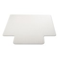  | Deflecto CM13113 36 in. x 48 in. Lipped Low Pile Carpet DuraMat Moderate Use Flat Chair Mat - Clear image number 3