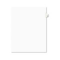  | Avery 01079 Preprinted Legal Exhibit 11 in. x 8.5 in. Side Tab Index Dividers - White (25/Pack) image number 0