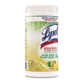 Cleaning & Janitorial Supplies | LYSOL Brand 19200-49128 1-Ply 7 in. x 7.25 in. Disinfecting Wipes II - Fresh Citrus Scent, White (6/Carton) image number 2