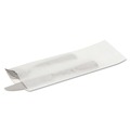Office Jansan | Bagcraft 300039 2-3/4 in. x 10 in. Silverware Bags - White (2000/Carton) image number 2