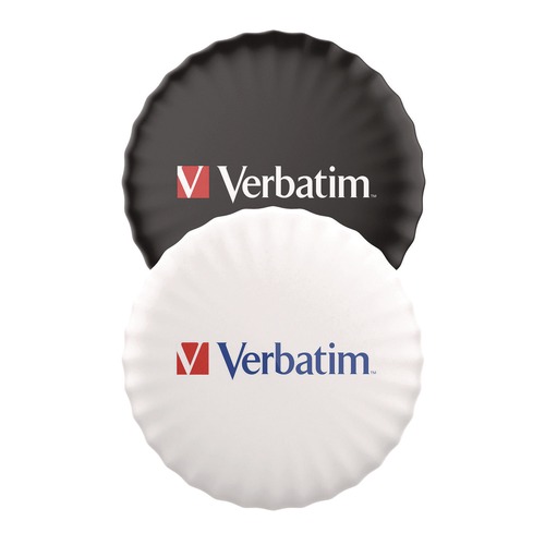 Office Electronics & Batteries | Verbatim 32134 My Finder Bluetooth Coin Tracker for Apple iOS - Black/White (2/Pack) image number 0