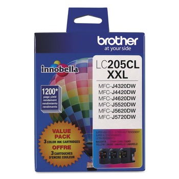 Brother Innobella 1,200 Page-Yield Super High-Yield Ink - Cyan/Magenta/Yellow (3/Pack)