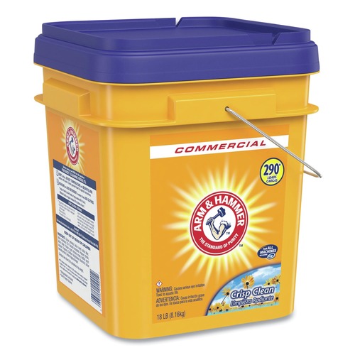  | Arm & Hammer 3320001001 18 lbs. Crisp Clean Powder Laundry Detergent Pail image number 0