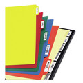 Office Jansan | Avery 23084 11 x 8.5 Heavy-Duty Plastic Dividers with Multicolor Tabs and White Labels - Assorted (8-Pieces/Set) image number 3
