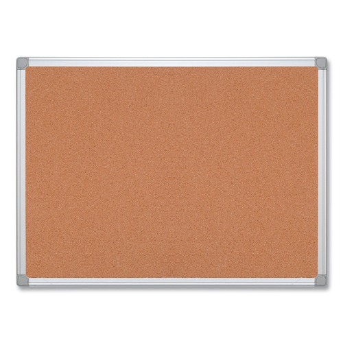  | MasterVision CA271790 Earth Series 72 in. x 48 in. Aluminum Frame Cork Board image number 0