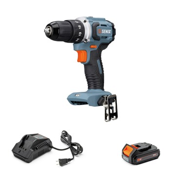 Senix PDDX2-M2 20V MAX Brushless Lithium-Ion 1/2 in. Cordless Drill Driver Kit (2 Ah)