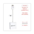 Office Jansan | Innovera IVR30040 6 in. HDMI to SVGA Adapter - White image number 4