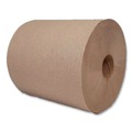 Permanent Markers | Boardwalk TKBWK6507 Hard Wound Towel, 1-Ply, 8-in x 700 ft, Brown, 6 Rolls/Carton image number 2