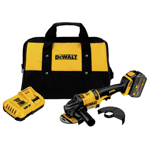 Angle Grinders | Factory Reconditioned Dewalt DCG414T1R 60V MAX Cordless Lithium-Ion 4-1/2 in. - 6 in. Grinder with FlexVolt Battery image number 0
