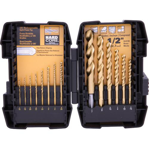 Bits and Bit Sets | Bostitch BSA1S14TM 14-Piece Titanium Speed Tip Drill Bit Set image number 0