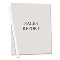 Sheet Protectors | C-Line 32457 0.13 in. Capacity 8.5 in. x 11 in. Vinyl Report Covers with Binding Bars - Clear (50/Box) image number 2