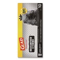 Cleaning & Janitorial Supplies | Glad 00079 30 in. x 33 in. 30 gal. 0.81 mil Large Quick-Tie Trash Bags Tie-Flap - Black (10/Box 12 Boxes/Carton) image number 3
