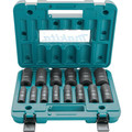 Socket Sets | Makita A-96372 14 Pc 1/2 in. Drive 6-Point Deep Well Impact Socket Set image number 1