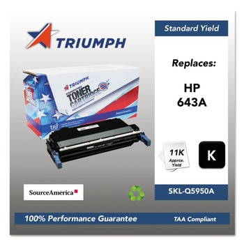 Triumph Remanufactured Q5950A (643A) 11,000 Page-Yield Toner - Black