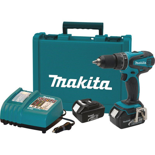 Hammer Drills | Makita XPH01A 18V LXT 3.0 Ah Cordless Lithium-Ion 1/2 in. Hammer Drill Driver Kit image number 0