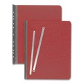 Office Jansan | ACCO A7025078A 8.5 in. x 11 in. 3 in. Capacity Two-Piece Prong Fastener Side Bound Report Cover with Tyvek Reinforced Hinge - Red image number 0