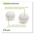 Toys | Champion Sports LBWN36 (36 Balls/Bucket) Official Size Bucket of Lacrosse Balls - White image number 1