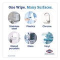 Bulk Savings Pricing 2 | Clorox Healthcare 69150 6.75 in. x 8 in. 1-Ply Dispatch Cleaner Disinfectant Towels - Unscented, White (150/Canister) image number 7