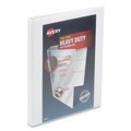 Office Jansan | Avery 79767 3 One Touch Slant Rings 0.5 in. Capacity 11 in. x 8.5 in. Heavy-Duty View Binder with DuraHinge - White image number 0