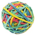  | Universal UNV00460 3 in. Diameter Size 32 Rubber Band Ball - Assorted Colors image number 0