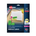 Office Jansan | Avery 05979 1 in. x 2.63 in. High-Visibility Permanent Laser ID Labels - Asst. Neon (450/Pack) image number 0