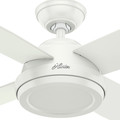Ceiling Fans | Hunter 59250 52 in. Dempsey Fresh White Ceiling Fan with Remote image number 7