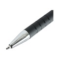  | Universal UNV15510 1 mm Black Barrel Retractable Ballpoint Pens - Medium, Black (1 Dozen) image number 4