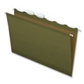 Office Jansan | Pendaflex 42591 Ready-Tab 1/6-Cut Tabs Reinforced Hanging Legal File Folders - Standard Green (25/Box) image number 0