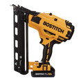 Finish Nailers | Bostitch BCN650D1 20V MAX 2.0 Ah Lithium-Ion 15 Gauge FN Angled Finish Nailer Kit image number 1