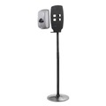 Cleaning & Janitorial Supplies | Kantek SD200 50 in. to 60 in. Floor Stand for Sanitizer Dispensers - Black image number 4