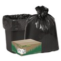 Office Jansan | Earthsense Commercial 1507783 24 in. x 33 in. 16-Gallon 0.85 mil. Linear Low Density Recycled Can Liners - Black (500/Carton) image number 5