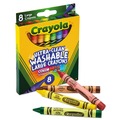 Bulk Savings Pricing 2 | Crayola 523280 Ultra-Clean Washable Crayons - Large (8/Box) image number 2