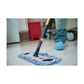 Mops | Rubbermaid Commercial FGQ41600BL00 18 in. Nylon/Polyester Microfiber High Absorbency Mop Pad - Blue (6/Carton) image number 2