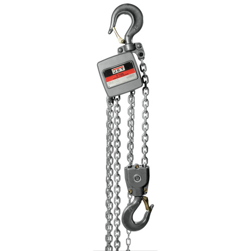 JET 133315 AL100 Series 3 Ton Capacity Aluminum Hand Chain Hoist with 15 ft. of Lift image number 0