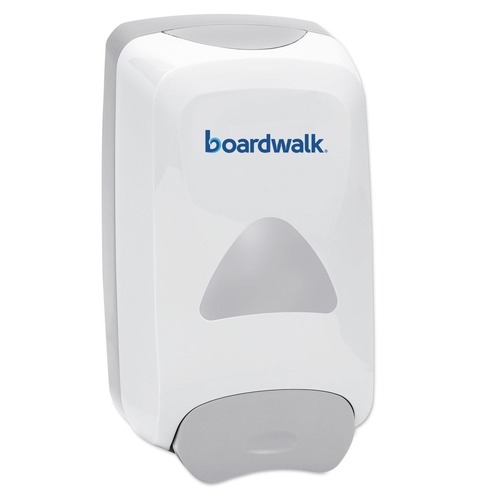 Boardwalk 6754-06-GCE00VL 1250 mL 6.1 in. x 10.6 in. x 5.1 in. Soap Dispenser - Gray image number 0