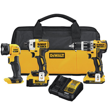 COMBO KITS | Factory Reconditioned Dewalt DCK387D1M1R 20V MAX XR Compact 3-Tool Combo Kit