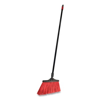 O-Cedar Commercial 56 in. Handle MaxiStrong Angle Broom - Black (6/Carton)