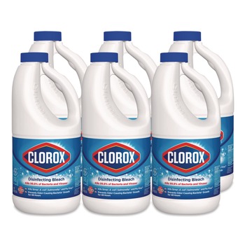 Clorox 43 oz. Bottle Concentrated Regular Disinfecting Bleach (6/Carton)