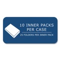 File Folders | Roaring Spring 50112 Accommodates (50) 11 in. x 8.5 in. Sheets Pocket Folder - Scarlet (250/Carton) image number 5