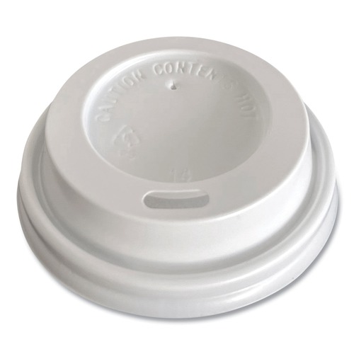 Bulk Savings Pricing 2 | Boardwalk BWKHOTWH4 Plastic Hot Cup Lids Fits 4 oz. Cups - White (1000/Carton) image number 0