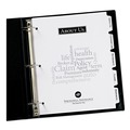 Office Jansan | Avery 11515 Print-On 11 in. x 8.5 in. 5-Tab 3-Hole Customizable Punched Dividers - White (5/Pack) image number 1