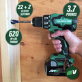 Hammer Drills | Metabo HPT DV18DBFL2TM 18V Brushless Lithium-Ion 1/2 in. Cordless Hammer Drill Kit (3 Ah/5 Ah) image number 2