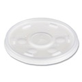 Cutlery | Dart 10SL Plastic Cold Cup Lids Fits 10 oz. Cups - Translucent (1000/Carton) image number 0