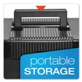 Office Jansan | Pendaflex 20861 13.5 in. x 10.25 in. x 10.88 in. Portable Letter Size File Box - Black image number 1